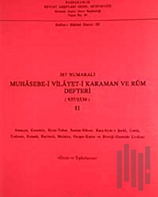 387 Numaralı Muhasebe-i Vilayet-i Karaman ve Rum Defteri (937-1530) - 2