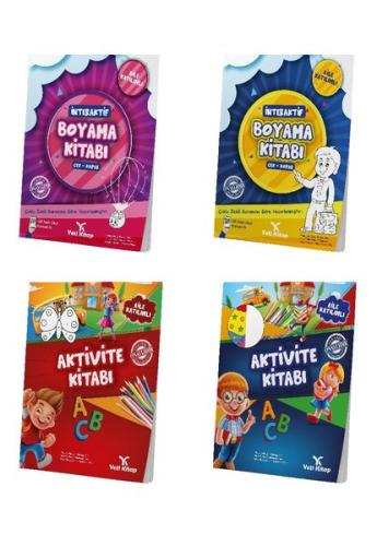4-6 Yaş Okul Öncesi Aktivite Seti - 4 Kitap Takım | Kitap Ambarı