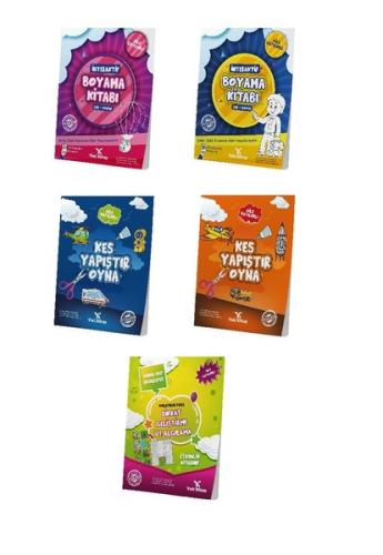 4-6 Yaş Okul Öncesi Etkinlik Seti (5 Kitap) | Kitap Ambarı