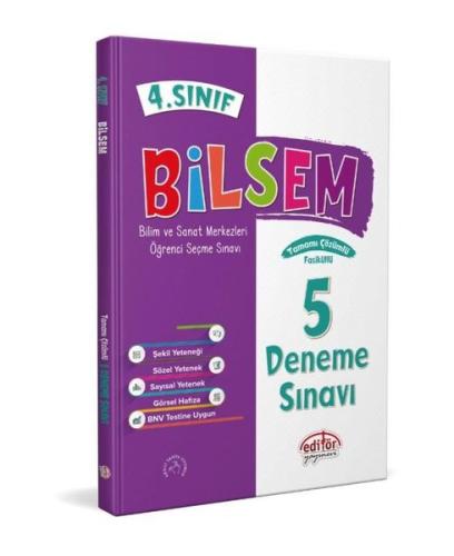 4.Sınıf Bilsem Tamamı Çözümlü 5 Fasikül Deneme Sınavı