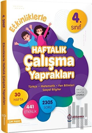 4. Sınıf Etkinliklerle Haftalık Çalışma Yaprakları