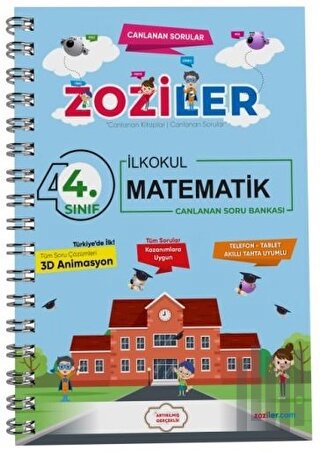 4. Sınıf Matematik Artırılmış Gerçeklik Etkileşimli Canlanan Soru Bank