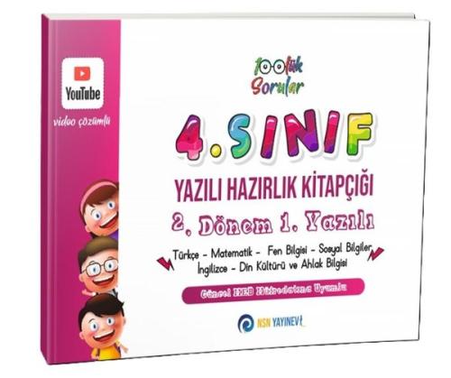 4. Sınıf Yazılı Hazırlık Kitapçığı 2. Dönem 1. Yazılı | Kitap Ambarı