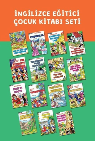 İngilizce Eğitici Çocuk Kitabı Seti (15 Kitap)