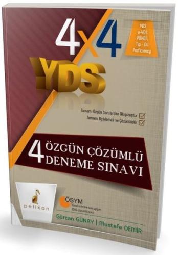 4x4 YDS 4 Özgün Çözümlü Deneme | Kitap Ambarı