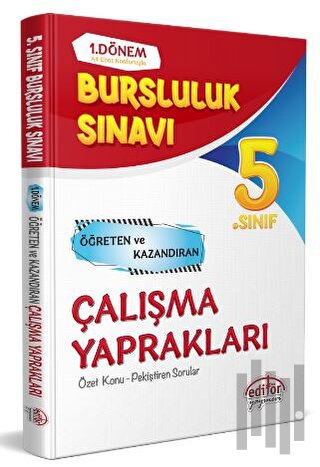 5. Sınıf 1. Dönem Bursluluk Sınavı Çalışma Yaprakları | Kitap Ambarı