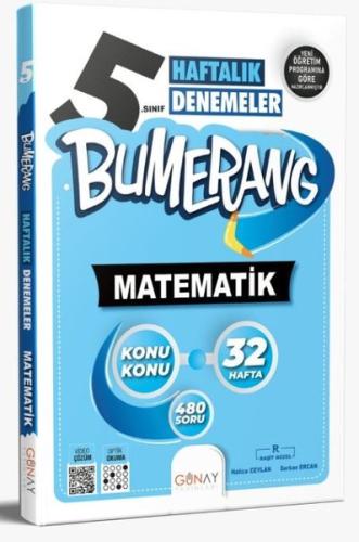 5. Sınıf Bumerang 32 Haftalık Matematik Denemeleri | Kitap Ambarı