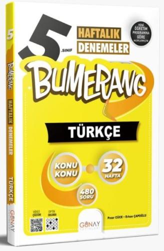 5. Sınıf Bumerang 32 Haftalık Türkçe Denemeleri | Kitap Ambarı