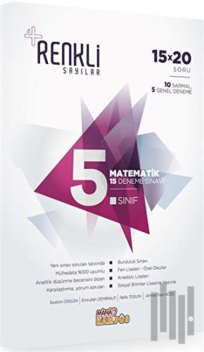 5. Sınıf Matematik 15 Deneme Sınavı - Renkli Sayılar | Kitap Ambarı