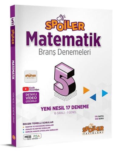 5.Sınıf Matematik Branş Denemeleri | Kitap Ambarı