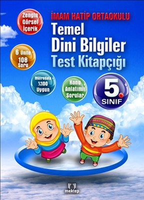5. Sınıf İmam Hatip Ortaokulu Temel Dini Bilgiler Test Kitapçığı | Kit