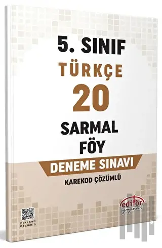 5. Sınıf Türkçe 20 Sarmal Föy Deneme Sınavı | Kitap Ambarı