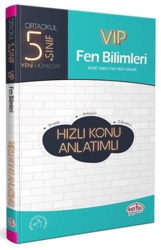 5.Sınıf VIP Fen Bilimleri Hızlı Konu Anlatımlı
