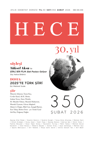 Hece Dergisi - Sayı 350 Şubat 2026