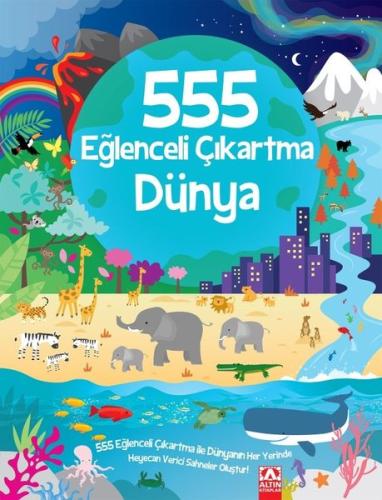 555 Eğlenceli Çıkartma - Dünya | Kitap Ambarı