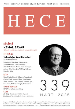 Hece Dergisi - Sayı 339 Mart 2025