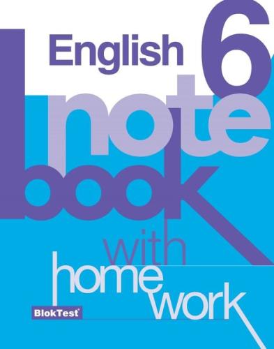 6 English Note Book With Home Work | Kitap Ambarı