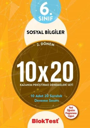 6.Sınıf 2. Dönem Sosyal Bilgiler Kazanım Pekiştirme Denemeleri Seti