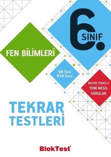 6.Sınıf  Fen Bilimleri Tekrar Testleri