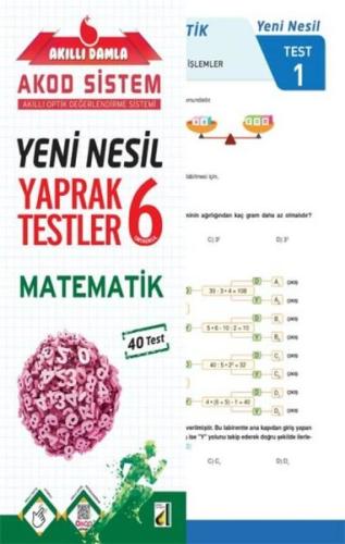 6.Sınıf Matematik Yeni Nesil Yaprak Testler | Kitap Ambarı