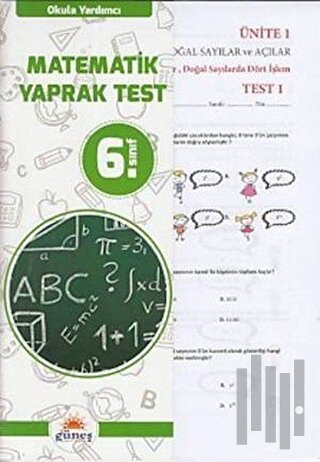 6. Sınıf Okula Yardımcı Matematik Yaprak Test | Kitap Ambarı