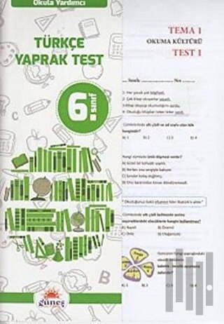 6. Sınıf Okula Yardımcı Türkçe Yaprak Test | Kitap Ambarı