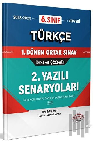 6. Sınıf Türkçe 1. Dönem Ortak Sınavı 2. Yazılı Senaryoları Tamamı Çöz