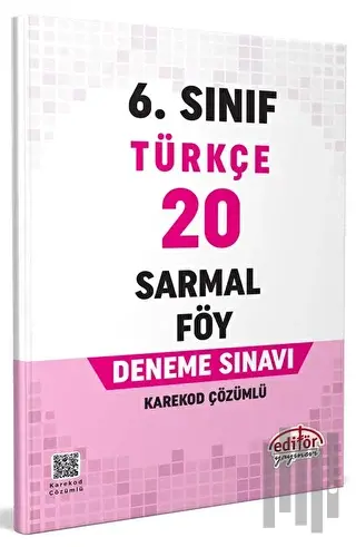6. Sınıf Türkçe 20 Sarmal Föy Deneme Sınavı | Kitap Ambarı