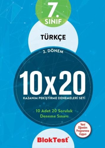 7.Sınıf 2. Dönem Türkçe Kazanım Pekiştirme Denemeleri Seti