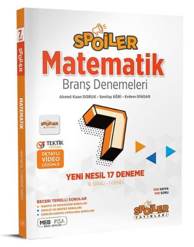 7.Sınıf Matematik Branş Denemeleri