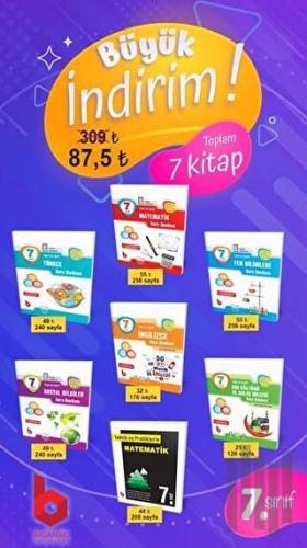 7. Sınıf Soru Bankası Seti (7 Kitap)