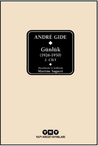 Andre Gide Günlük 1926-1950 2. Cilt | Kitap Ambarı