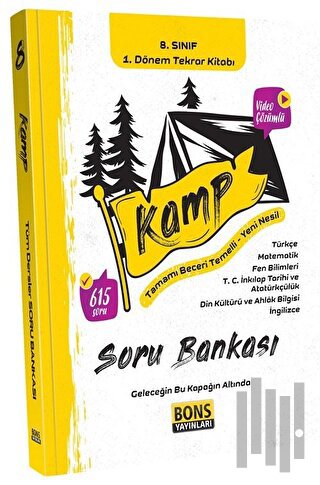 8. Sınıf 1. Dönem Kamp Tekrar Kitabı Soru Bankası | Kitap Ambarı