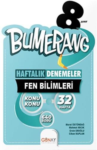 8. Sınıf Bumerang 32 Haftalık Fen Bilimleri Denemeleri