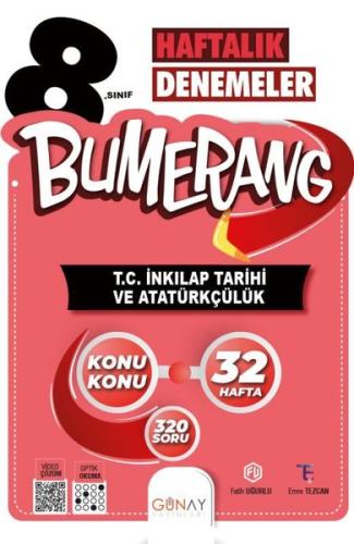 8. Sınıf Bumerang 32 Haftalık T.C. İnkılap Tarihi Ve Atatürkçülük Dene