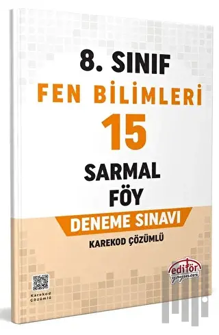 8. Sınıf Fen Bilimleri 15 Sarmal Föy Deneme Sınavı | Kitap Ambarı