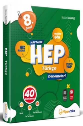 8. Sınıf Haftalık HEP Türkçe 40 Deneme | Kitap Ambarı