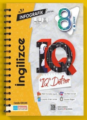 8.Sınıf İngilizce İnfografik Serisi IQ Akıllı Defter