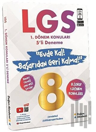 8. Sınıf LGS 1. Dönem Konuları 5'li Deneme