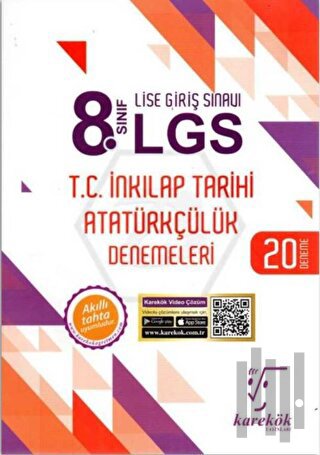8. Sınıf LGS T.C.İnkılap Tarihi ve Atatürkçülük 20'li Deneme Sınavı