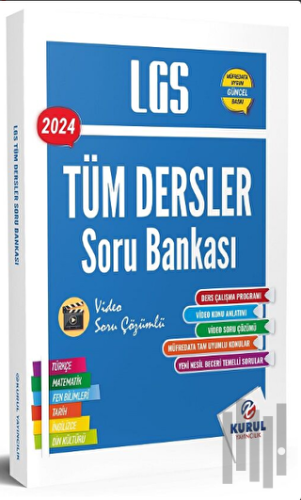 8. Sınıf LGS Tüm Dersler Soru Bankası Video Çözümlü | Kitap Ambarı