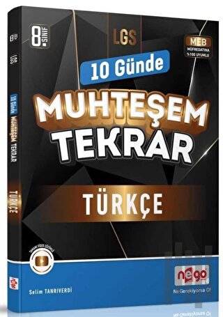 8. Sınıf LGS Türkçe 10 Günde Muhteşem Tekrar | Kitap Ambarı