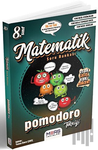 8. Sınıf Matematik Pomodoro Soru Bankası | Kitap Ambarı
