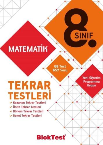8.Sınıf Matematik Tekrar Testleri