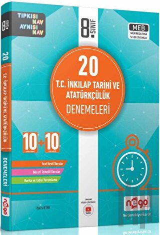 8. Sınıf T.C İnkılap Tarihi ve Atatürkçülük 20li Branş Deneme Video Çözümlü