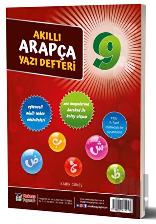 9. Sınıf Akıllı Arapça Yazı Defteri