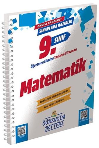 9. Sınıf Matematik Öğrencim Defteri