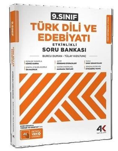 9. Sınıf Türk Dili Ve Edebiyatı Etkinlikli Soru Bankası | Kitap Ambarı