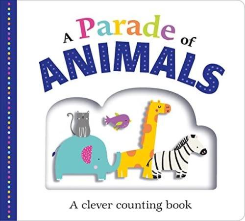 A Parade of Animals: A Clever Counting Book (Ciltli)