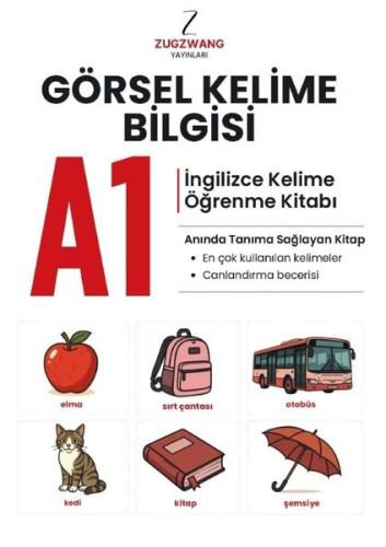 A1 Görsel Kelime Bilgisi - İngilizce Kelime Öğrenme Kitabı